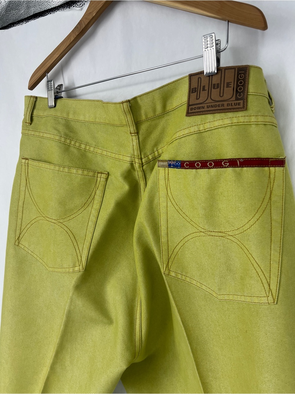 COOGI Men’s Lime Green jeans 40x34 - Picture 7 of 10